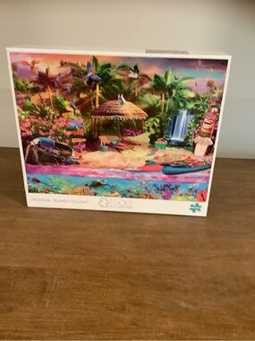 Buffalo David Bitton Colorful Jigsaw Puzzle Box - NWT